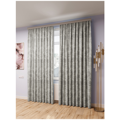 Портьера LEGRAND Мрамор софт 150*260 серый
