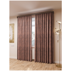 Портьера LEGRAND Мрамор софт 150*260 брусника