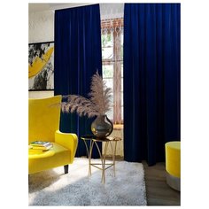 Портьера LEGRAND Бархат 180*275 синий