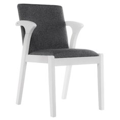 Деревянный стул Woodville Artis white / grey 1 шт.