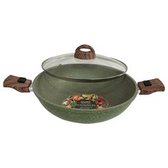 Panairo "OliverStone MAX" Сотейник WOK 28 см с крышкой