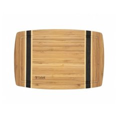 Доска разделочная TalleR TR-52217 бамбуковая с желобком, 30,5х20,5х1,9 см