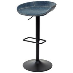 Барный стул ACAPULCO Vintage Blue C-133 винтажный синий, экокожа M City