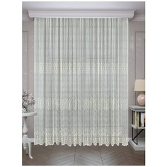 Тюль сетка броде 81070 кремовая 300х270см ТД Текстиль