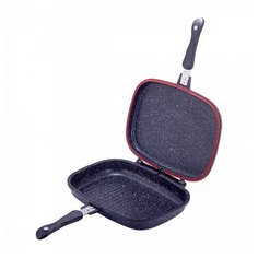 Сковорода-гриль двойная, Kamille, 32х24см, 4432