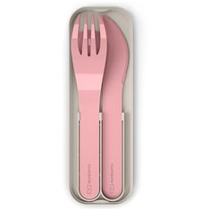 Набор из 3 столовых приборов в футляре MB Pocket color blush Monbento