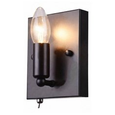 Бра Arte Lamp, 1х40W, черный, размеры (мм)-120х150х80
