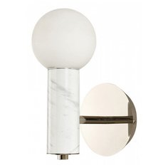 Бра Favourite, 1х5W, никель, размеры (мм)-120x170x230, 3000К, плафон - белый