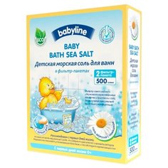 BabyLine Nature Морская соль с ромашкой, 500 г