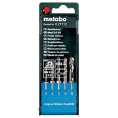 Набор сверл Metabo 627112000, 5 шт.