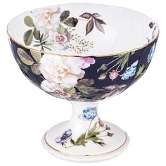 Ваза на ножке кобальт 13 см Lefard (86-2491)