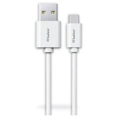 Кабель Belsis BS3015, Lightning - USB А, белый, 0.95 м, Коробка с EAN