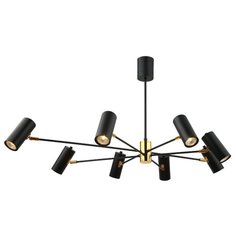 Люстра потолочная Lussole DUNCAN LSP-8252 Модерн без плафона GU10 320Вт