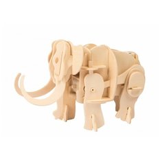 3D Деревянный пазл Robotime движущийся - Мамонт