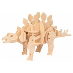 3D Деревянный пазл Robotime движущийся - Стегозавр