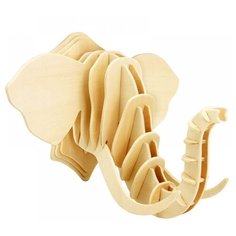 3D деревянный пазл Robotime Настенные украшения - Слон