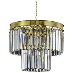Люстра Odeon 2 Rings Gold MAK Interior