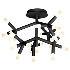 Потолочная светодиодная люстра iLedex Savage FS-017-X25 BK