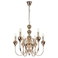 Подвесная люстра iLamp Lady 88003-6 GD