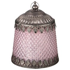 Светильник Lefard с led-подсветкой и металл.элементами, д=11,5 см, в=14,5 см, розовый (132-035)