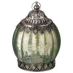 Светильник Lefard с led-подсветкой и металл.элементами, д=12см, в=16 см, зеленый (132-031)