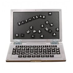 Магнитный набор WoodLand Toys Ноутбук "Классика"