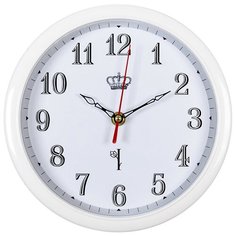 Часы настенные круг d=22см, корпус белый Ismat Decor