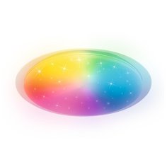 Светодиодный светильник c подсветкой RGB FF470 WH белый 60W D450*70 (ПДУ ИК) Ambrella Light