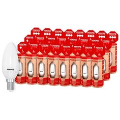 Набор светодиодных лампочек РЕКОРД LED В35 4W Е14 3000К, 25 шт.