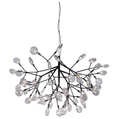 Подвесная люстра Crystal Lux Evita SP63 BLack/Transparent