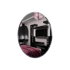 Зеркало настенное Сельетта-3 (Овал 600х450х4 фацет10 мм) Мебелик