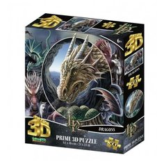 Пазл Prime 3D Super Коллаж Драконы 500 элементов