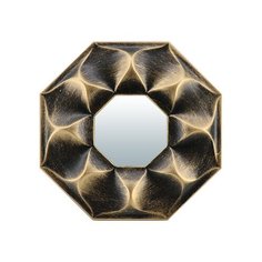 QWERTY Зеркало декоративное "Руан", бронза, 25 см, D зеркала 10см /24 74043