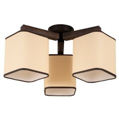 Люстра потолочная "Надя", 3хE27x60Вт, беж, венге, Дубравия, 028-41-23