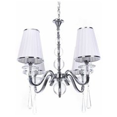 Хрустальная подвесная люстра Lumina Deco Federrica LDP 1158-4 WT