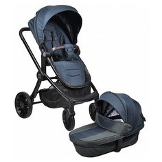 Коляска модульная Farfello 2в1 Baby shell BBS-12 Синий цвет