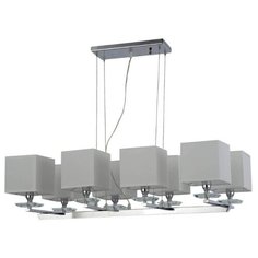 Хрустальная подвесная люстра Lumina Deco Fianelo LDP 1248-8 WT
