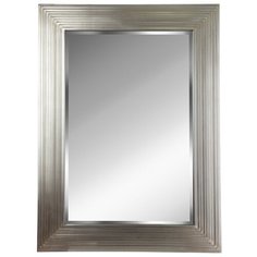 Зеркало настенное PATTERHOME БРЕДФОРД ШАМПАНЬ СЕРЕБРО, 84см х 114см, в прихожую, шампань серебро