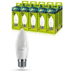 Комплект светодиодных лампочек Свеча Ergolux LED-C35-11W-E27-3K