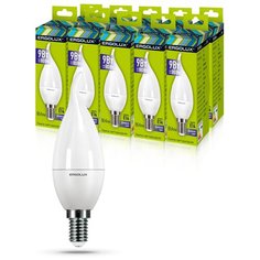 Комплект светодиодных лампочек Свеча на ветру Ergolux LED-CA35-9W-E14-4K