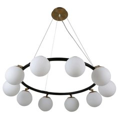 Подвесная люстра Lumina Deco Modica LDP 6032-10 BK+MD