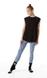 Stradivarius Футболка Из Ткани Купро Черный L
