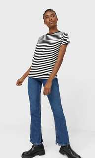 Stradivarius Базовый Топ Черный Xl