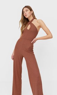 Stradivarius Комбинезон С Узлом На Воротнике Multicolor Xs