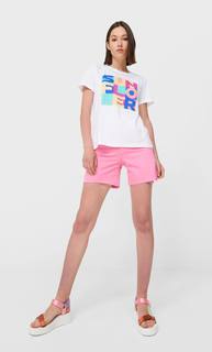 Stradivarius Футболка С Принтом Белый M