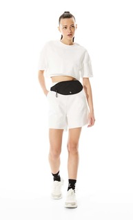 Stradivarius Спортивный Топ Из Мягкой Ткани Белый L