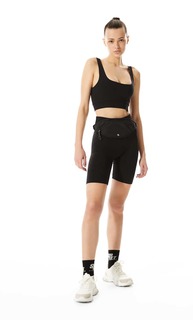 Stradivarius Спортивный Топ С Принтом Тай-Дай Черный Xl