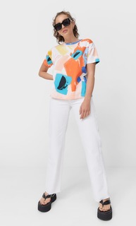 Stradivarius Футболка С Принтом Белый M