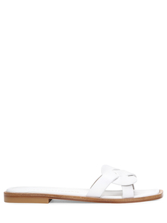 Шлепанцы кожаные Sierra Flat Stuart Weitzman