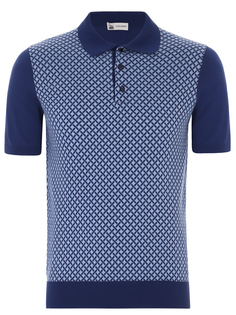 Поло из хлопка и шелка Colombo